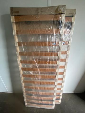 Lattenbodems - 2st. 70 x 200 cm - Beuken - Nieuw beschikbaar voor biedingen