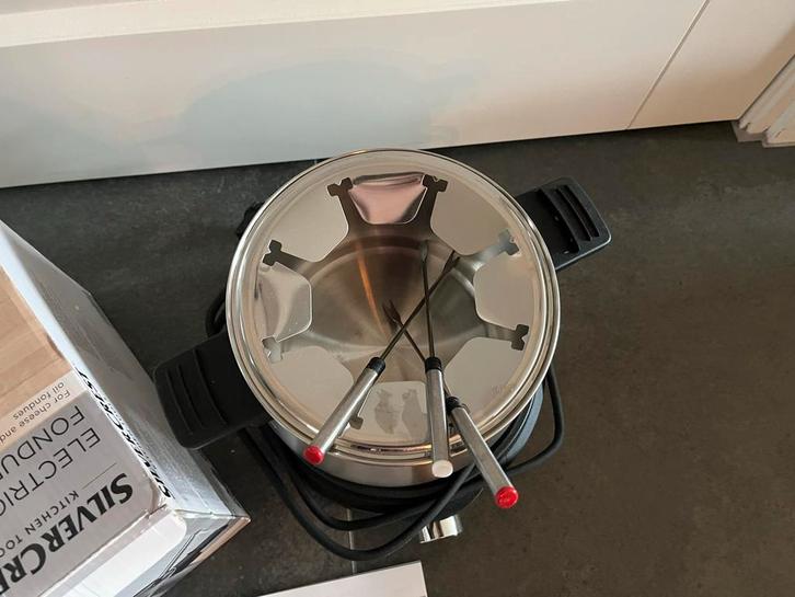 SilverCrest Elektrische Fondueset SFE 1500 D3, Witgoed en Apparatuur, Fonduesets, Zo goed als nieuw, Fondueset, Elektrisch, Ophalen of Verzenden
