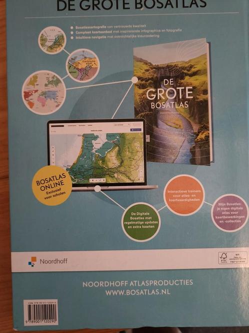 De Grote Bosatlas, Boeken, Atlassen en Landkaarten, Zo goed als nieuw, Bosatlas, Nederland, 2000 tot heden, Ophalen