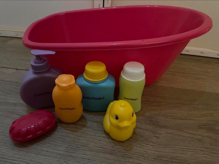 Sweetheart poppenbad, Kinderen en Baby's, Speelgoed | Poppen, Zo goed als nieuw, Babypop, Ophalen