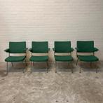 Vintage design Gispen Cordemeyer fauteuils stoelen groen, Huis en Inrichting, Stoelen, Ophalen, Gebruikt, Overige kleuren, Vijf, Zes of meer stoelen
