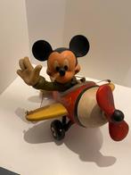 Mickey mouse in vliegtuig, Mickey Mouse, Zo goed als nieuw, Beeldje of Figuurtje, Ophalen