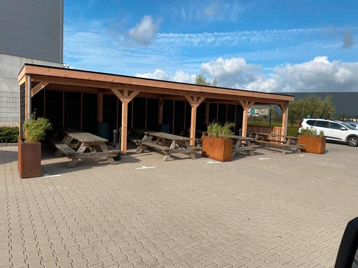 Douglas Overkapping – Inmeten t/m Plaatsing, Tuin en Terras, Tuinhuizen, Nieuw, 500 cm of meer, 3 ramen of meer, Ophalen of Verzenden