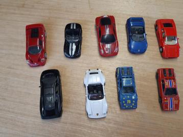 Modelauto 9x Porsche Lotus Jaguar Viper Maisto beschikbaar voor biedingen