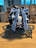 Theemuts voor theepot Koeienprint Delfs blauw/Oud Hollandse, Ophalen of Verzenden, Nieuw, Overige stijlen, Overige typen