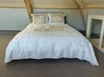 Tweepersoons bed, Ophalen, Bruin, Tweepersoons, 140 cm