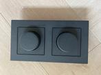 Dubbele dimmer combinatie, Doe-het-zelf en Verbouw, Elektra en Kabels, Ophalen of Verzenden, Gebruikt, Schakelaar