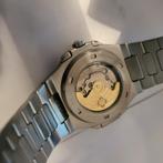 patek philippe nautilus tiffany blauw, Sieraden, Tassen en Uiterlijk, Horloges | Heren, Overige merken, Staal, Staal, Nieuw
