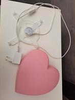 Upplist roze hart wandlamp, Huis en Inrichting, Lampen | Wandlampen, Ophalen of Verzenden, Zo goed als nieuw