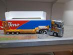 Scania met semi dieplader krommenhoek tekno, Hobby en Vrije tijd, Modelauto's | 1:50, Ophalen of Verzenden, Bus of Vrachtwagen