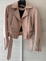 Roze suede look jasje Zara XS, bijna gratis., Zara, Ophalen of Verzenden, Zo goed als nieuw, Jasje