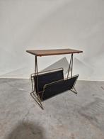 Vintage lectuur bak design teak skai leer, Ophalen of Verzenden, Onbekend, Onbekend, Onbekend