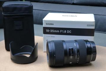 Sigma 18-35mm f/1.8 DC HSM Art lens voor Canon beschikbaar voor biedingen