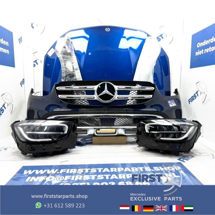 W253 C253 GLC FACELIFT VOORKOP COMPLEET FRONT + DIAMOND GRIL, Auto-onderdelen, Carrosserie en Plaatwerk, Bumper, Mercedes-Benz