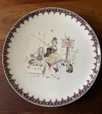 Sarreguemines, groot wandbord, 30 cm doorsnede, Antiek en Kunst, Ophalen of Verzenden