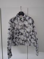 Benetton kort jasje met print mt.XL *NIEUW*, Kleding | Dames, Ophalen, Blauw, Benetton, Maat 46/48 (XL) of groter
