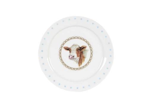 Gebaksborden Happy Cow servies, Huis en Inrichting, Keuken | Servies, Nieuw, Overige typen, Overige stijlen, Overige materialen