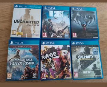 PlayStation 4 games beschikbaar voor biedingen