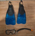 Duikset 1X Gebruikt, Watersport en Boten, Ophalen of Verzenden, Zo goed als nieuw, Duikbril of Snorkel