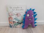 Knuffel Ikea boek paars monster sagoskatt K5226, Ophalen of Verzenden, Zo goed als nieuw, Beer