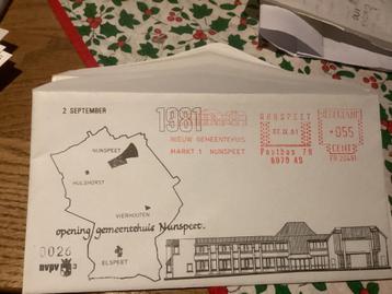 No6355 opening gemeentehuis Nunspeet 2-9-1981 Heb ook van  beschikbaar voor biedingen