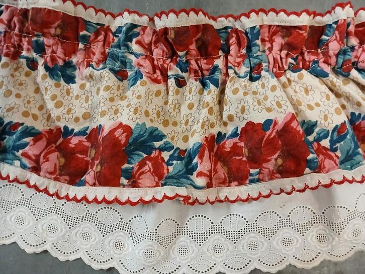 Antieke schoorsteenval van schouw Staphorst, Antiek en Kunst, Antiek | Kleden en Textiel, Ophalen of Verzenden