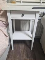 IKEA Nachtkastje - Wit met lade, Huis en Inrichting, Tafels | Sidetables, Ophalen, Kunststof, Zo goed als nieuw, Modern