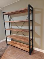 Mangohouten Boekenkast - 200x160x40cm, Huis en Inrichting, Met plank(en), 200 cm of meer, 150 tot 200 cm, Nieuw