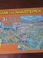 Jan van Haasteren voetbal 3x puzzel 500/750/1000st, Ophalen of Verzenden, 500 t/m 1500 stukjes, Gebruikt, Legpuzzel