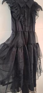 Zwarte Wensday Jurk. Nog helemaal goed. 1x gedragen, Wednesday, Zwart, Ophalen of Verzenden, Zo goed als nieuw