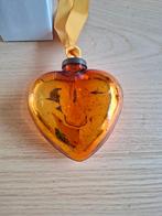 Pip Studio – Kerstbal Glas Hart Geel, Diversen, Ophalen of Verzenden, Zo goed als nieuw