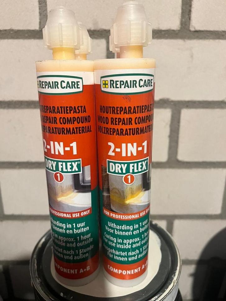 Repair Care 2-in-1 Dry Flex Houtreparatiepasta, Doe-het-zelf en Verbouw, Verf, Beits en Lak, Nieuw, Beits, Minder dan 5 liter