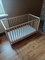 Ikea ledikant + aerosleep matras, Huis en Inrichting, Ophalen, 190 cm of minder, Zo goed als nieuw, Hout