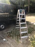 Prof trapje aluminium, Doe-het-zelf en Verbouw, Ladders en Trappen, Ophalen, Trap, Zo goed als nieuw, Opvouwbaar of Inschuifbaar