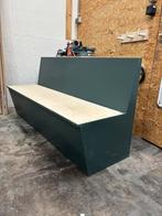 Houten bank berken multiplex, Ophalen, Zo goed als nieuw