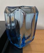 60 jaren Tsjechië Ladena Viznerova VAAS BLAUW Uranium glas, Gebruikt, Blauw, Ophalen of Verzenden, Glas