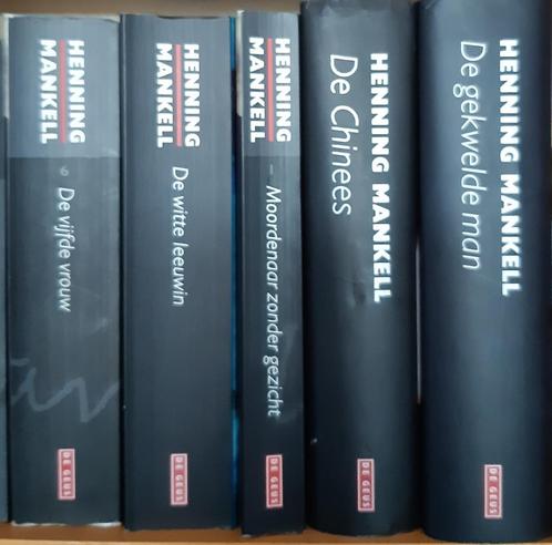 9x Henning Mankell 2€ per stuk, Boeken, Thrillers, Zo goed als nieuw, Nederland, Ophalen of Verzenden