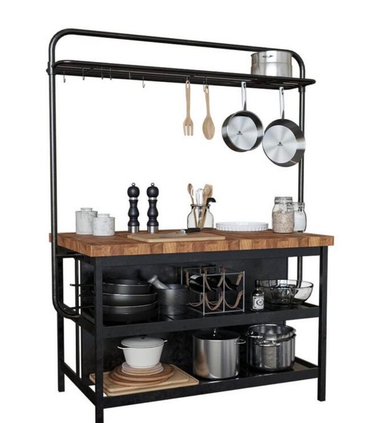 VADHOLMA Keukeneiland IKEA, Huis en Inrichting, Keuken | Keukenelementen, Gebruikt, Minder dan 100 cm, 100 tot 150 cm, 75 cm of meer