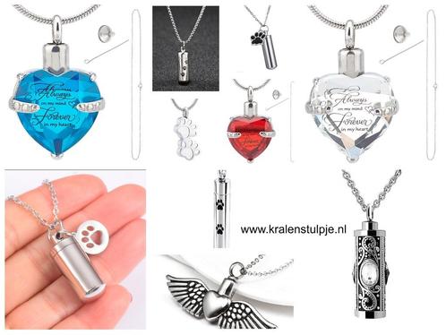 Mini urn, gedenkhanger, Hobby en Vrije tijd, Kralen en Sieraden maken, Nieuw, Hanger, Ophalen of Verzenden
