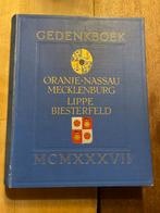 Gedenkboek Oranje-Nassau Meckelenburg lippe Biesterveld, Ophalen of Verzenden, 20e eeuw of later, Zo goed als nieuw