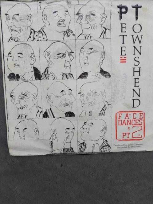 PETE TOWNSHEND: "Face dances Pt. 2", Cd's en Dvd's, Vinyl Singles, Zo goed als nieuw, Single, Pop, 7 inch, Ophalen of Verzenden