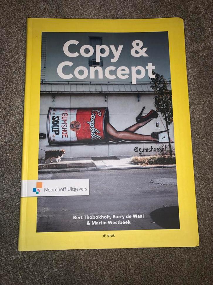 Copy & Concept - Bert Thobokholt, Boeken, Economie, Management en Marketing, Zo goed als nieuw, Economie en Marketing, Ophalen of Verzenden