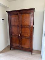 Klassieke linnenkast, kersenhout, afm. 110 x 40 x 185 cm, Ophalen