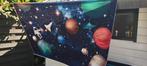 Planeten doek en andere feestversiering, Ophalen of Verzenden, Zo goed als nieuw, Versiering, Verjaardag