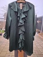 Mooie nieuwe legergroene roezelblouse, Ophalen of Verzenden, Nieuw, Maat 46/48 (XL) of groter, Groen