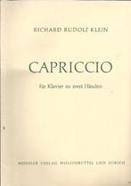 Bo940 bladmuziek piano capriccio, Muziek en Instrumenten, Gebruikt, Klassiek, Ophalen of Verzenden, Artiest of Componist