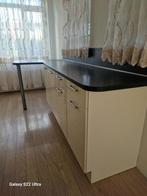 Glas mdf met kunststof, Huis en Inrichting, Keuken | Complete keukens, Ophalen, Dubbelwandige keuken, Zo goed als nieuw, Kunststof