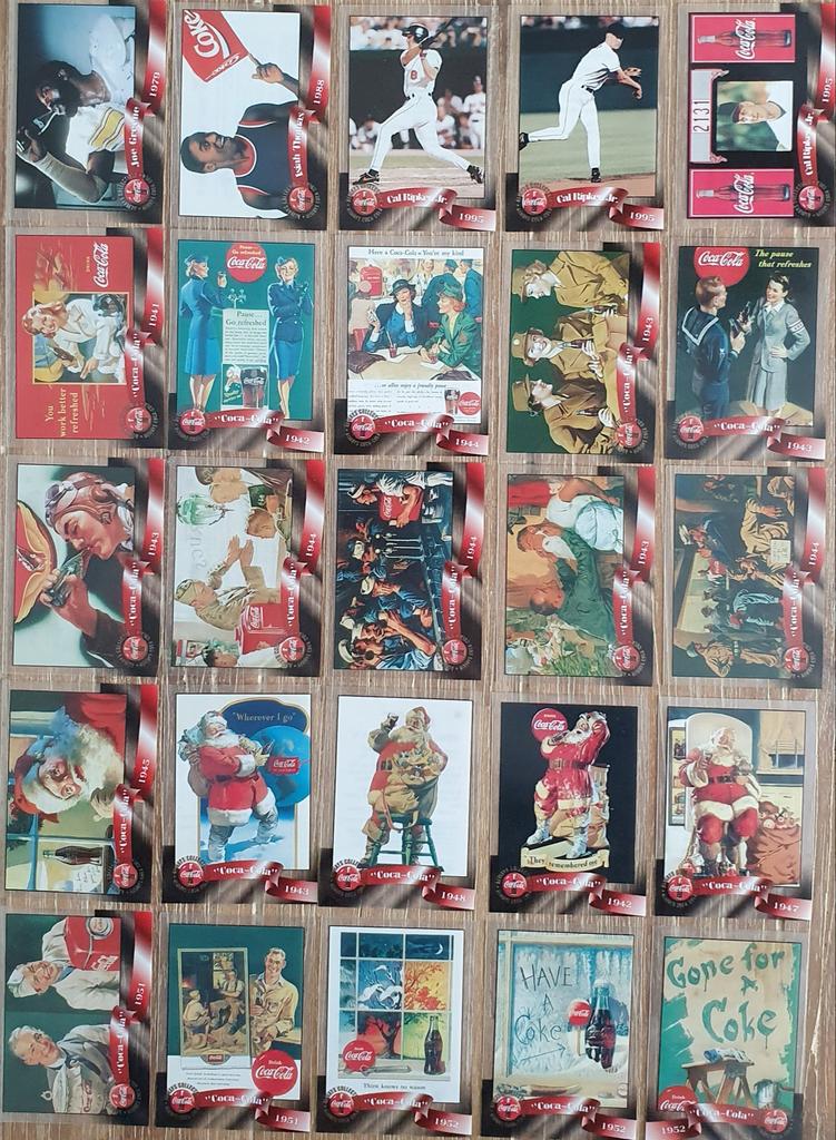 Coca Cola Trading Cards - Vintage Collectie, Verzamelen, Ophalen of Verzenden, Gebruikt