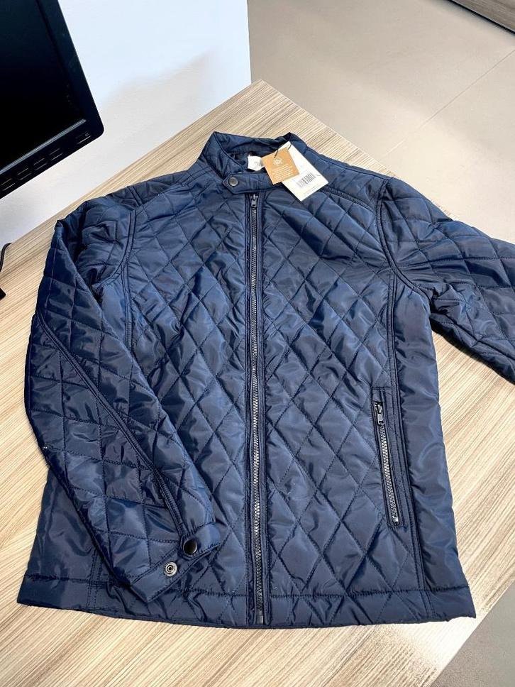 Stijlvolle Donkerblauwe Nette Jas Voor Heren (S), Kleding | Heren, Jassen | Winter, Nieuw, Maat 46 (S) of kleiner, Blauw, Ophalen of Verzenden