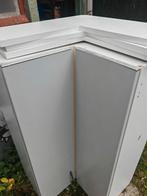 Witte Hoekkast met Planken, Ophalen, Kunststof, 50 tot 100 cm, Minder dan 100 cm